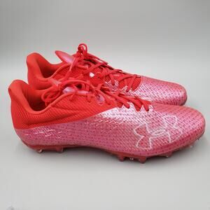 Under Armour Blur Smoke MC Red Men’s Size 16 Football Cleats 3024015-600